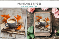 coffee junk journals, printable pages Product Image 3