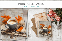 coffee junk journals, printable pages Product Image 7