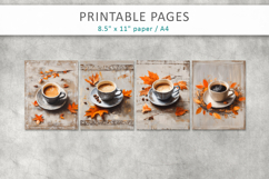 coffee junk journals, cozy pages printable Product Image 2