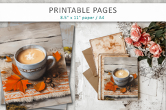 coffee junk journals, autumn vibes Product Image 6