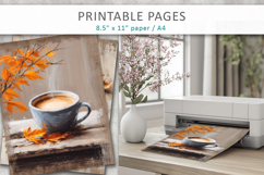 coffee junk journal pages, autumn vibes Product Image 4