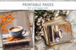 coffee junk journal pages, autumn vibes Product Image 5