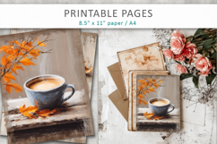 coffee junk journal pages, autumn vibes Product Image 6