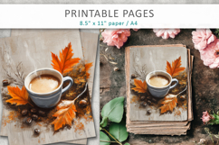 cup of coffee pages, coffee junk journals Product Image 2