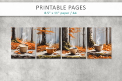 coffee junk journals, autumn warm tones Product Image 2