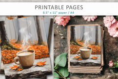 coffee junk journals, autumn warm tones Product Image 3