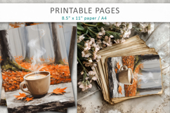 coffee junk journals, autumn warm tones Product Image 5