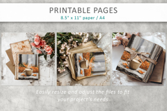 coffee junk journals, autumn warm tones Product Image 8