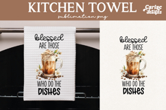 Coffee Kitchen Towel Sublimation