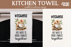 Coffee Kitchen Towel Sublimation