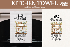 Coffee Kitchen Towel Sublimation
