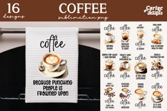 Coffee Kitchen Towel Sublimation