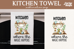 Coffee Kitchen Towel Sublimation