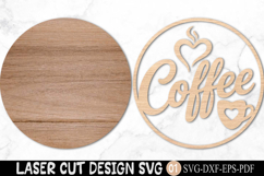 Coffee Laser Cut SVG Design Product Image 2