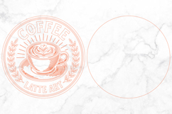 Coffee Latte Art Laser Cut SVG Product Image 3
