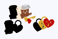 Coffee Love Key topper 3D SVG Product Image 3