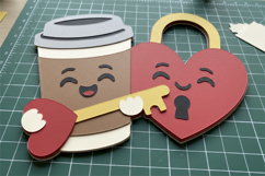 Coffee Love Key topper 3D SVG Product Image 4