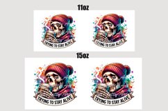 Coffee Lover Mug Wrap For 11 oz and 15 oz, 3d Mug, Funny Quotes Png