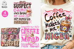 Funny Coffee Quote for Caffeine Lover Sassy Iced Coffee Product Image 1