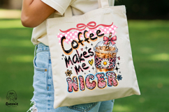 Funny Coffee Quote for Caffeine Lover Sassy Iced Coffee Product Image 4