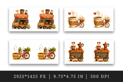 Coffee Lover mug wrap printable sublimation design Product Image 2