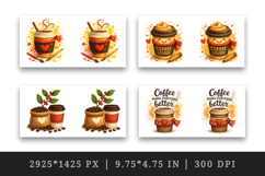 Coffee Lover mug wrap printable sublimation design Product Image 2