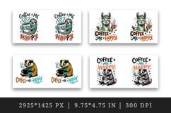 Coffee lover mug wrap printable sublimation design Product Image 2