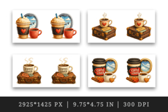 Coffee Lover mug wrap printable sublimation design Product Image 2