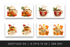 Coffee Lover mug wrap printable sublimation design Product Image 2