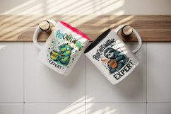 Coffee lover mug wrap printable sublimation design Product Image 3