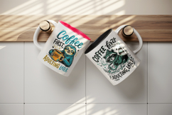 Coffee lover mug wrap printable sublimation design Product Image 3