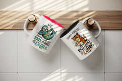 Coffee lover mug wrap printable sublimation design Product Image 3