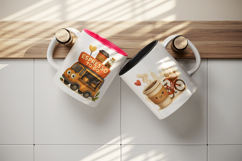 Coffee Lover mug wrap printable sublimation design Product Image 3