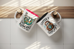 Coffee lover mug wrap printable sublimation design Product Image 3