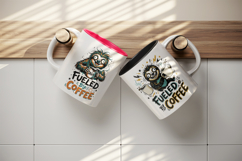 Coffee lover mug wrap printable sublimation design Product Image 3