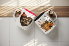 Coffee Lover mug wrap printable sublimation design Product Image 3