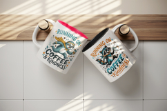 Coffee lover mug wrap printable sublimation design Product Image 3