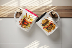 Coffee Lover mug wrap printable sublimation design Product Image 3