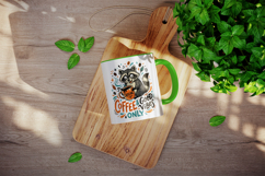 Coffee lover mug wrap printable sublimation design Product Image 4