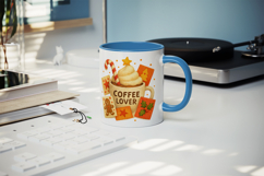 Coffee Lover mug wrap printable sublimation design Product Image 5