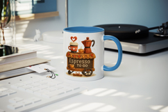 Coffee Lover mug wrap printable sublimation design Product Image 5