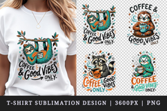 Coffee lover t-shirt printable sublimation design png Product Image 1