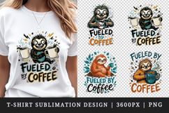 Coffee lover t-shirt printable sublimation design png Product Image 1