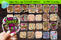 Stickers printable, Coffee Mom Life Bundle Product Image 1