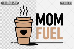 Mom Coffee Sublimation SVG PNG Product Image 1