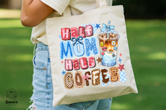 Coffee Mom Life Retro Girly Mom Shirt Coffee Lover Mama Product Image 5