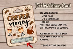 Coffee Printable Money Cards | Money Cards For Print Product Image 2