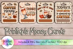 Coffee Printable Money Cards | Money Cards For Print Product Image 1