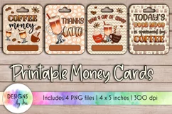 Coffee Printable Money Cards | Money Cards For Print Product Image 1