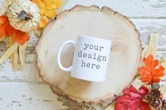 11 OZ Coffee Cup Mug Fall Autumn Mockup |Add SVG Sublimation Product Image 1